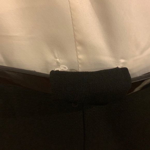 Calvin Klein Silk Women's Ivory Black Dress Size 2 - Picture 4 of 8